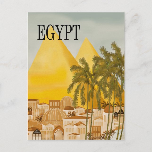 Egypten Resevykort Vykort (Framsida)