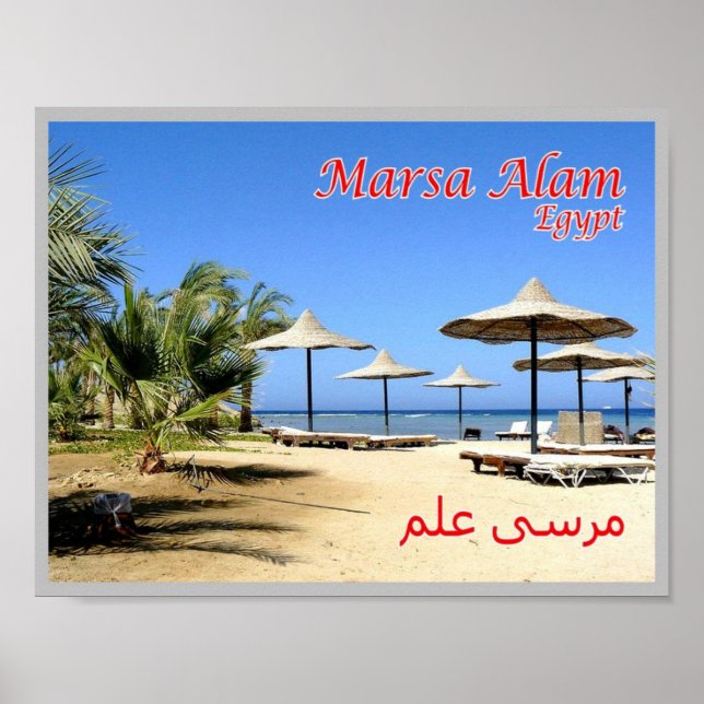 Egypten - Röda havet - Marsa Alam - Poster (Framsidan)