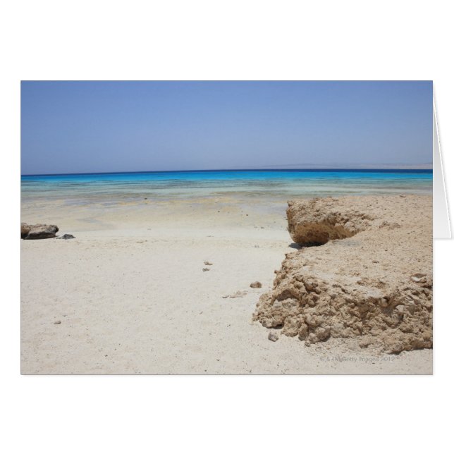 Egypten, Röda havet, Marsa Alam, Sharm El Luli, Be Hälsningskort (Framsidan Horizontal)
