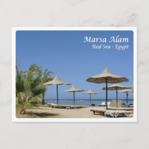 Egypten - Röda havet - Marsa Alam - Vykort