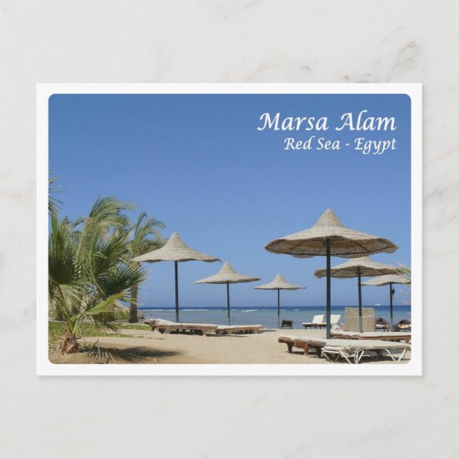 Egypten - Röda havet - Marsa Alam - Vykort (Framsida)