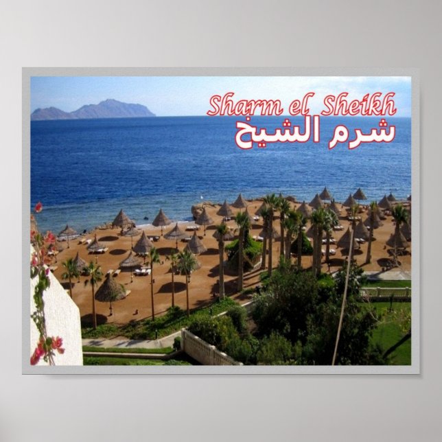 Egypten - Röda havet - Sharm el Sheik - Poster (Framsidan)