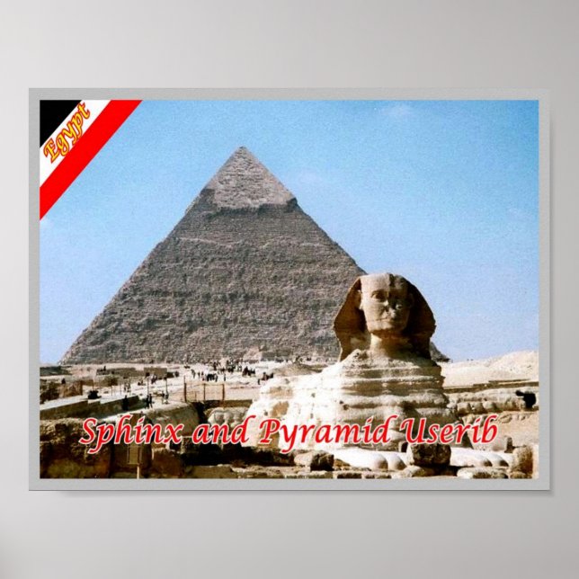 Egypten - Röda havet - Underbara sfinxen - Poster (Framsidan)