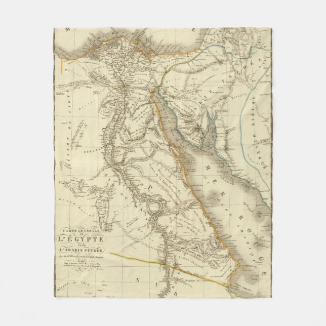 Egypten saudier Petree Fleecefilt (Framsidan)