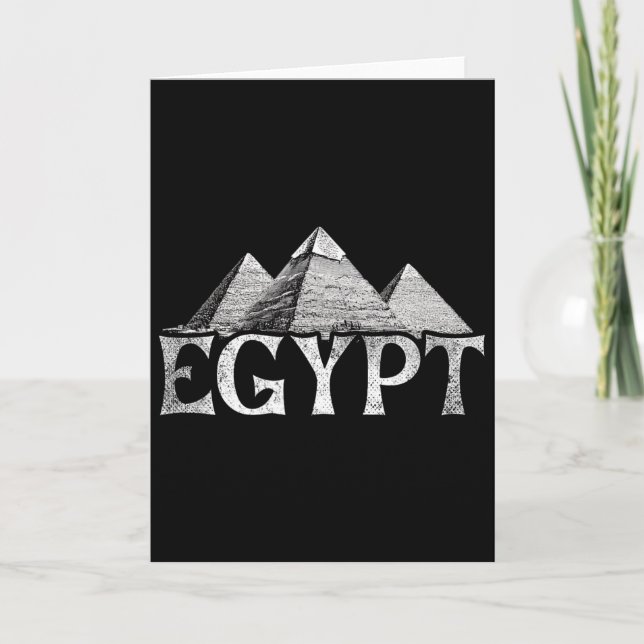 Egypten Semester Resa Pyramider  Kort (Framsida)