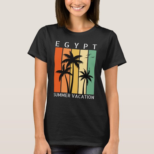Egypten Sommaravacation T-Shirt (Framsida)