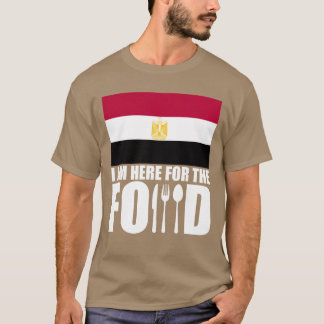 Egypten souvenir mat resor flicka t shirt