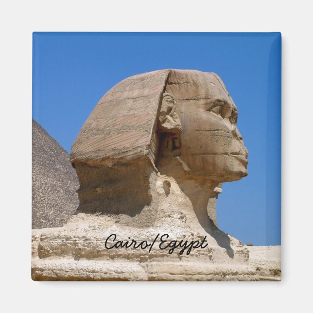 Egypten & Sphinx, Pyramids, Ancient Cairo Magnet (Framsidan)