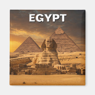Egypten Sphinx Pyramids of Giza Magnet