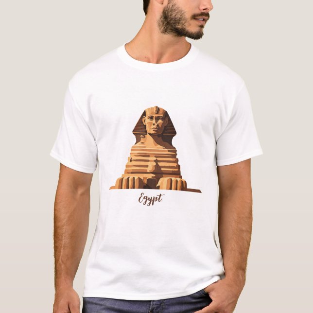 Egypten Sphinx T Shirt (Framsida)