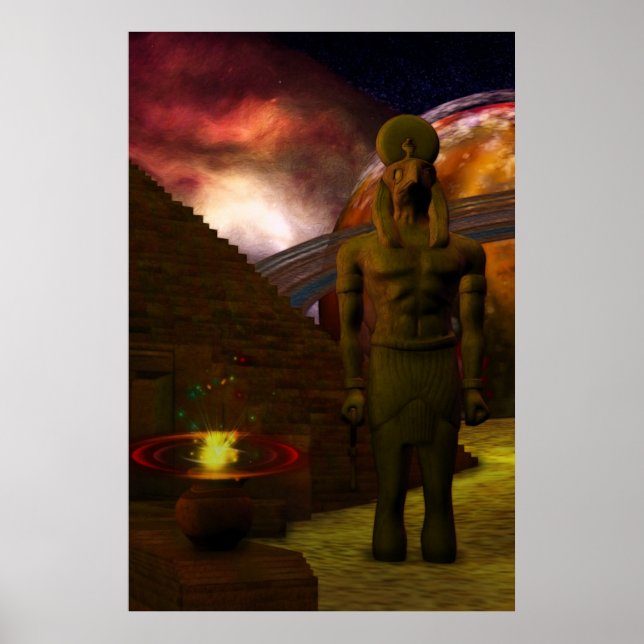 Egypten Stigning 3D Digital Art Poster (Framsidan)