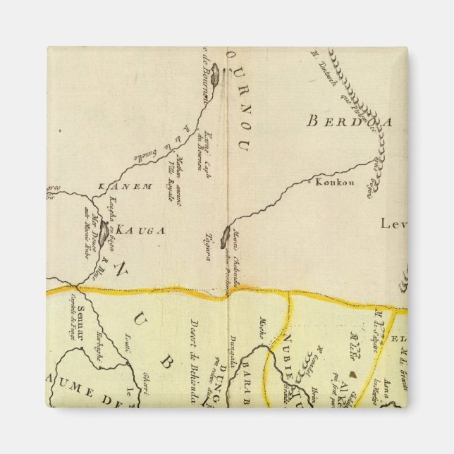 Egypten, Sudan Magnet (Framsidan)