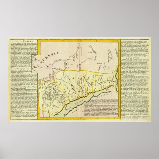 Egypten, Sudan Poster (Framsidan)