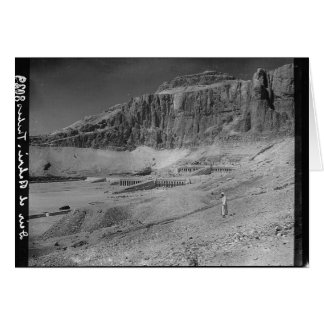 Egypten. Temple of Deir El Bahre circa 1936 Hälsningskort