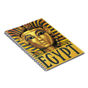 Egypten - Tutankhamun Anteckningsbok Med Spiral