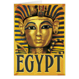 Egypten - Tutankhamun Hälsningskort