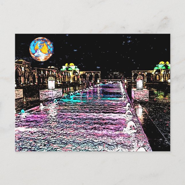 Egypten under måndagspressen vykort (Framsida)