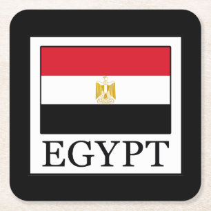 Egypten Underlägg Papper Kvadrat