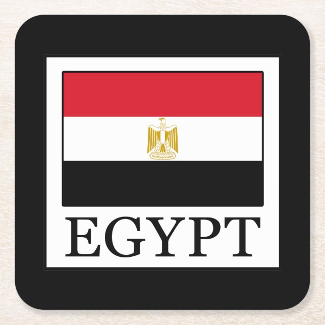 Egypten Underlägg Papper Kvadrat (Framsidan)