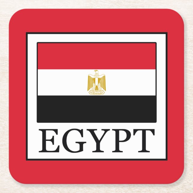 Egypten Underlägg Papper Kvadrat (Framsidan)