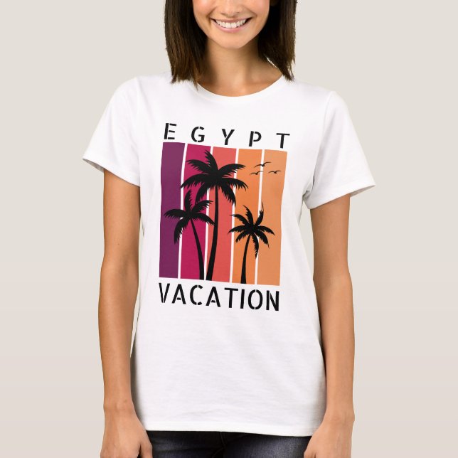 Egypten Vacation T-Shirt (Framsida)