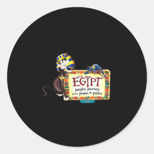 Egypten Vbs 2025 Josefs resa Vbs Gud Kristna Runt Klistermärke