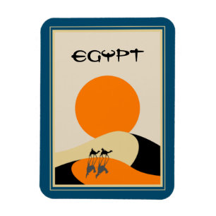 Egypten Vintage resor Magnet