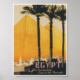 Egypten Vintage resor Poster