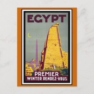 Egypten Vintage resor Vykort