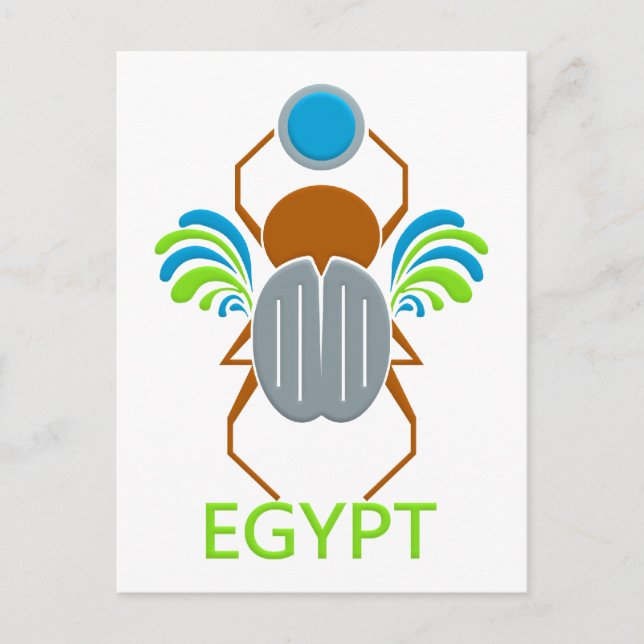 EGYPTEN vykort (Framsida)