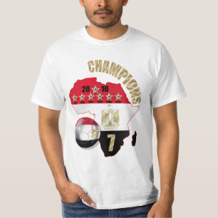 Egyptenafrikamästare 2010 värderar t-skjortan t shirt