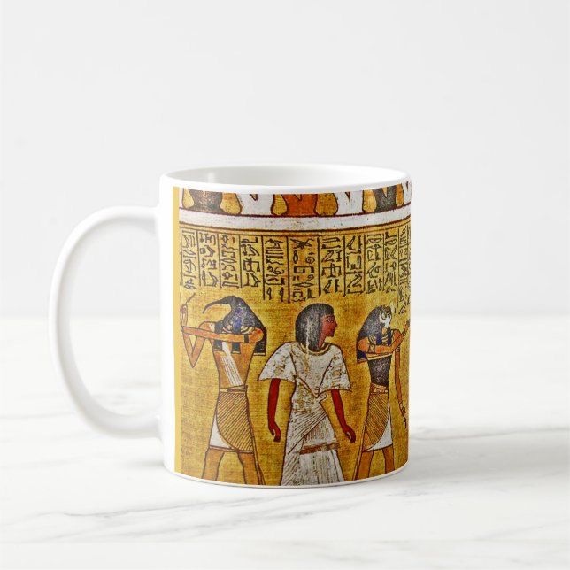 Egyptenegyptierkonst Kaffemugg (Vänster)