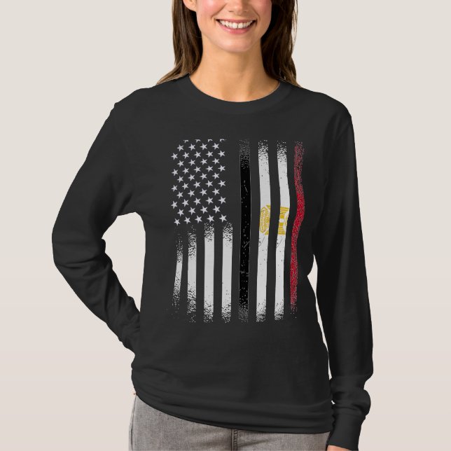 Egyptenen Patriot Gro T Shirt (Framsida)