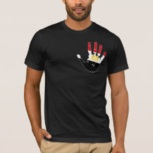 Egyptenens Flagga Handprint T-shirt