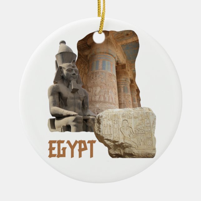 EGYPTENENS fotokollage, ornament (Framsidan)