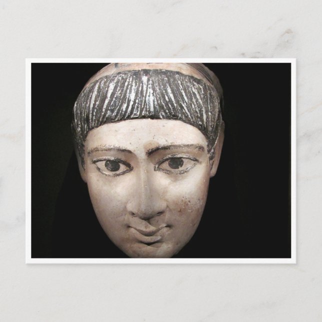 egyptenens huvud vykort (Framsida)