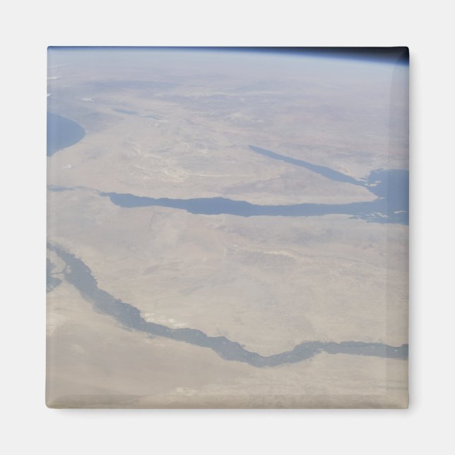 Egyptenens och Sinai Peninsuls flygsyn Magnet (Framsidan)