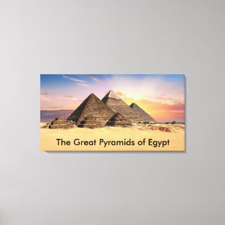 Egyptenens Underbara pyramider Canvastryck