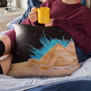 Egyptenens vackra pyramider under stjärnorna kudde