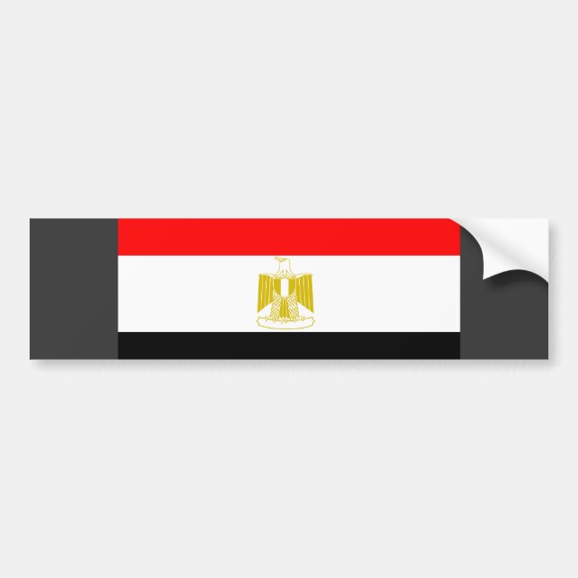 Egyptenflagga Bildekal (Framsidan)