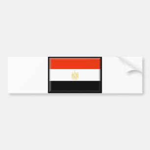 Egyptenflagga Bildekal