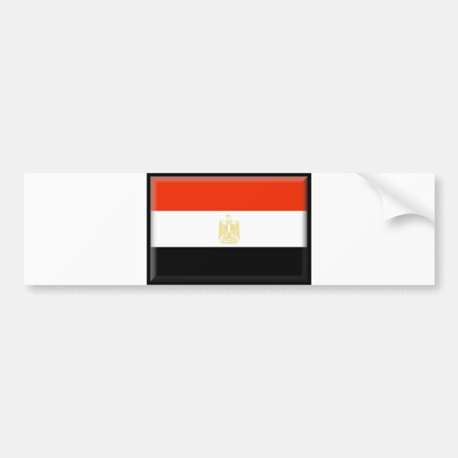 Egyptenflagga Bildekal (Framsidan)