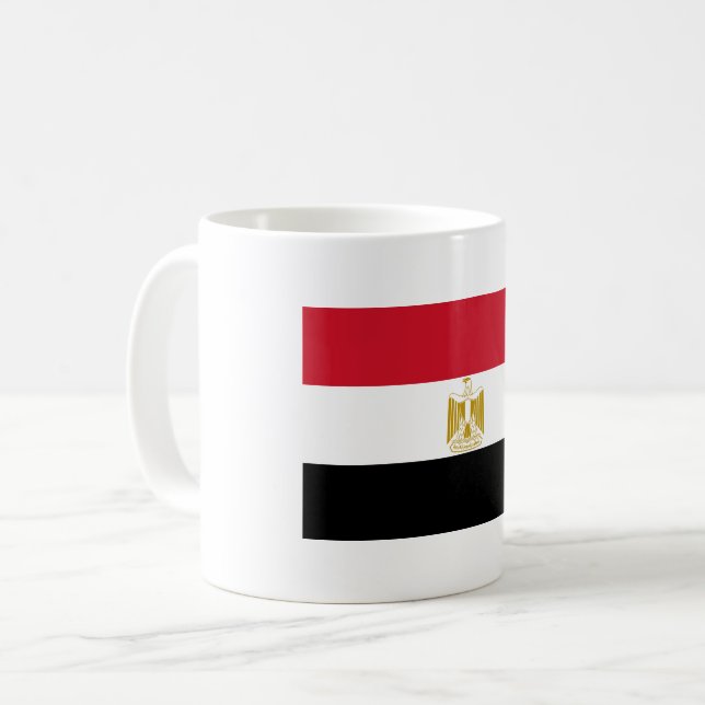 Egyptenflagga Kaffemugg (Framsida vänster)