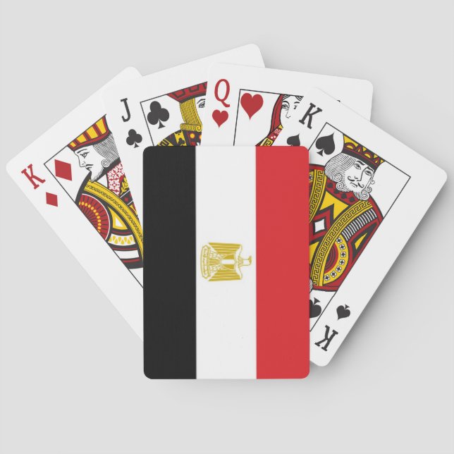Egyptenflagga Spel Kort (Baksidan)
