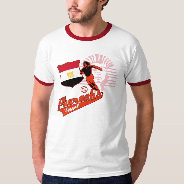 Egyptenfotbollskjorta Tee Shirt (Framsida)