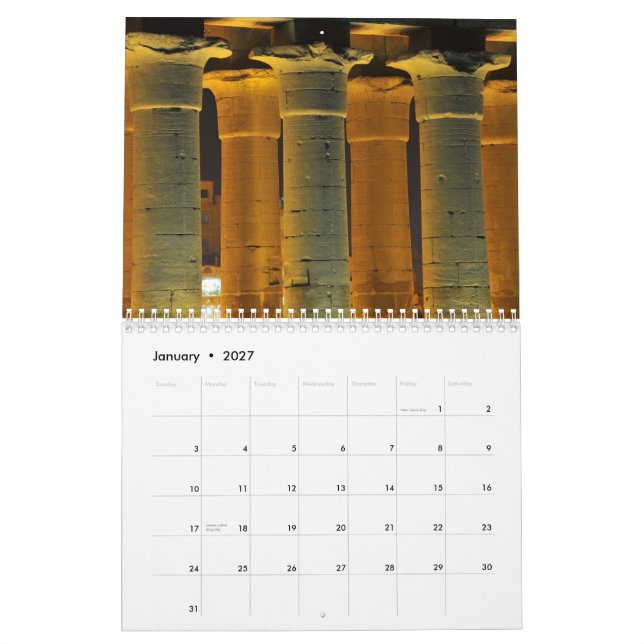 Egyptenkalender 2012 kalender (Jan 2027)
