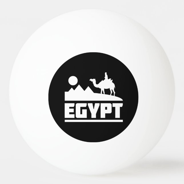 EgyptenkamelSilhouette Pingisboll (Framsidan)