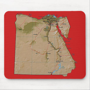 Egyptenkarta Mousepad Musmatta