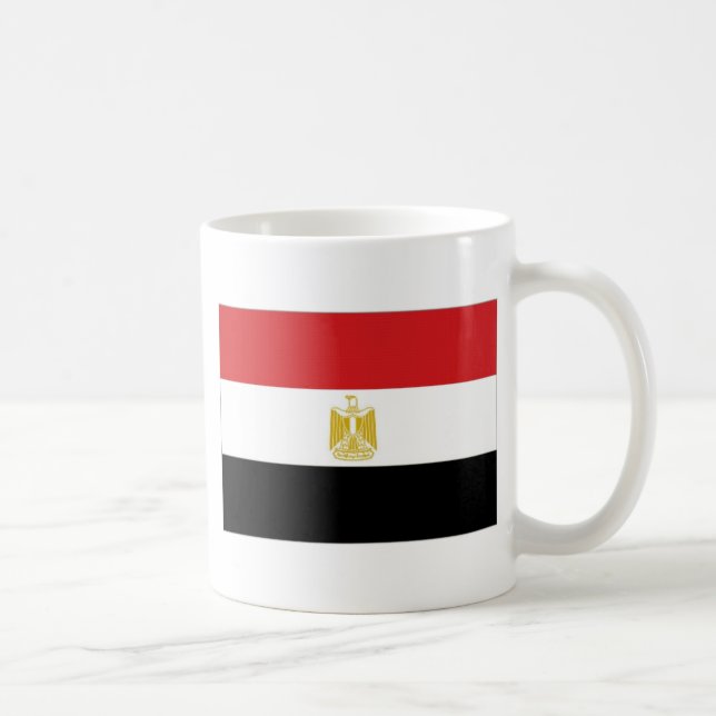 Egyptenmedborgareflagga Kaffemugg (Höger)