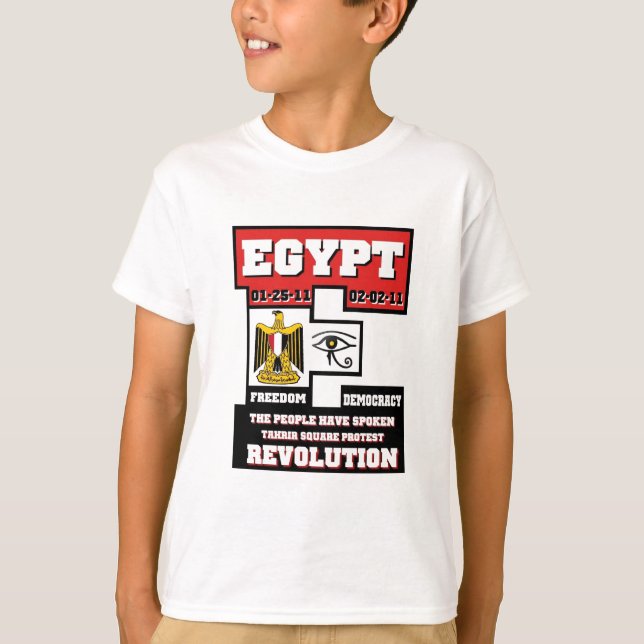 Egyptenrevolution T-shirt (Framsida)